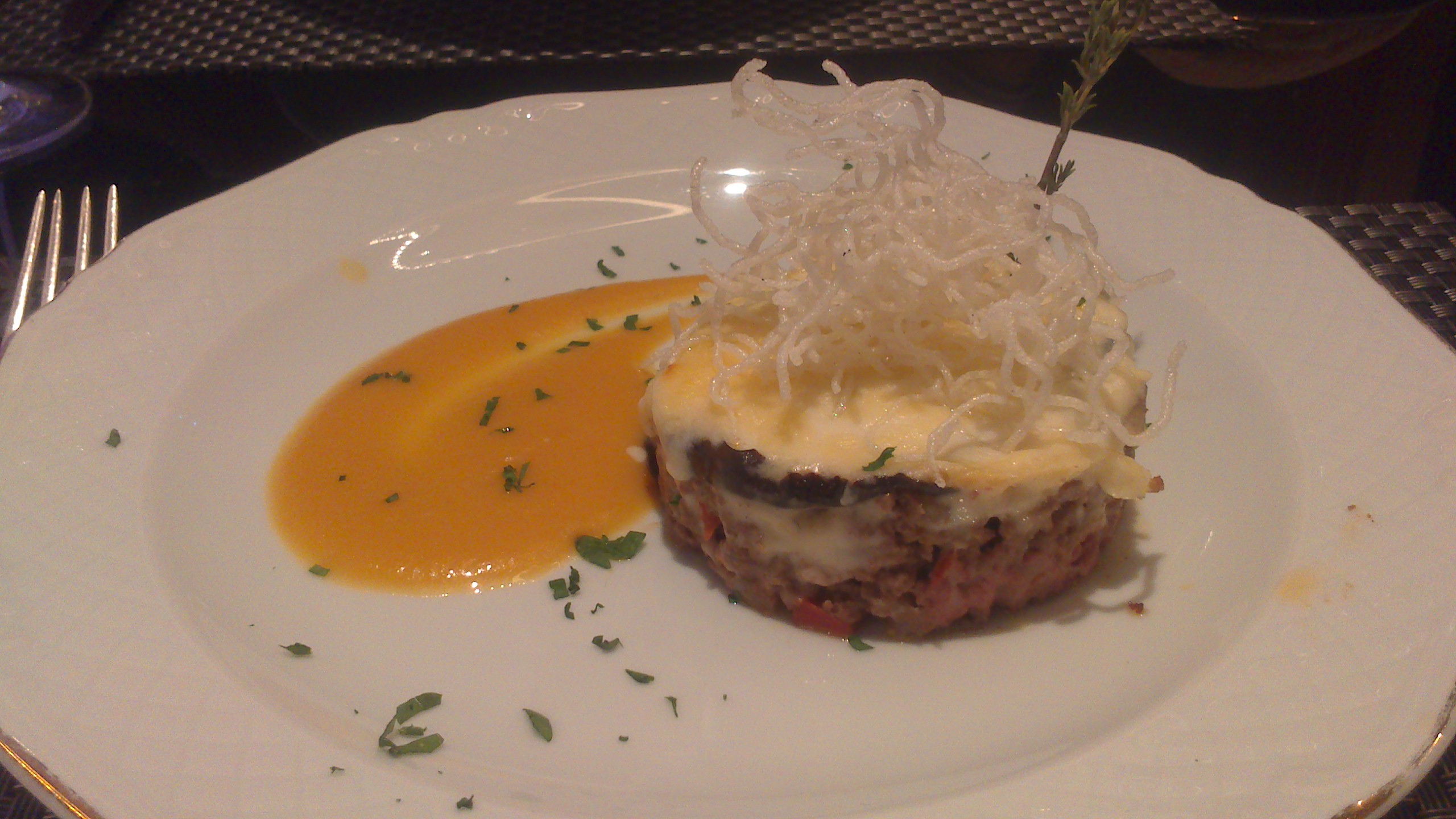 Restaurante The Lounge Pastel de carne